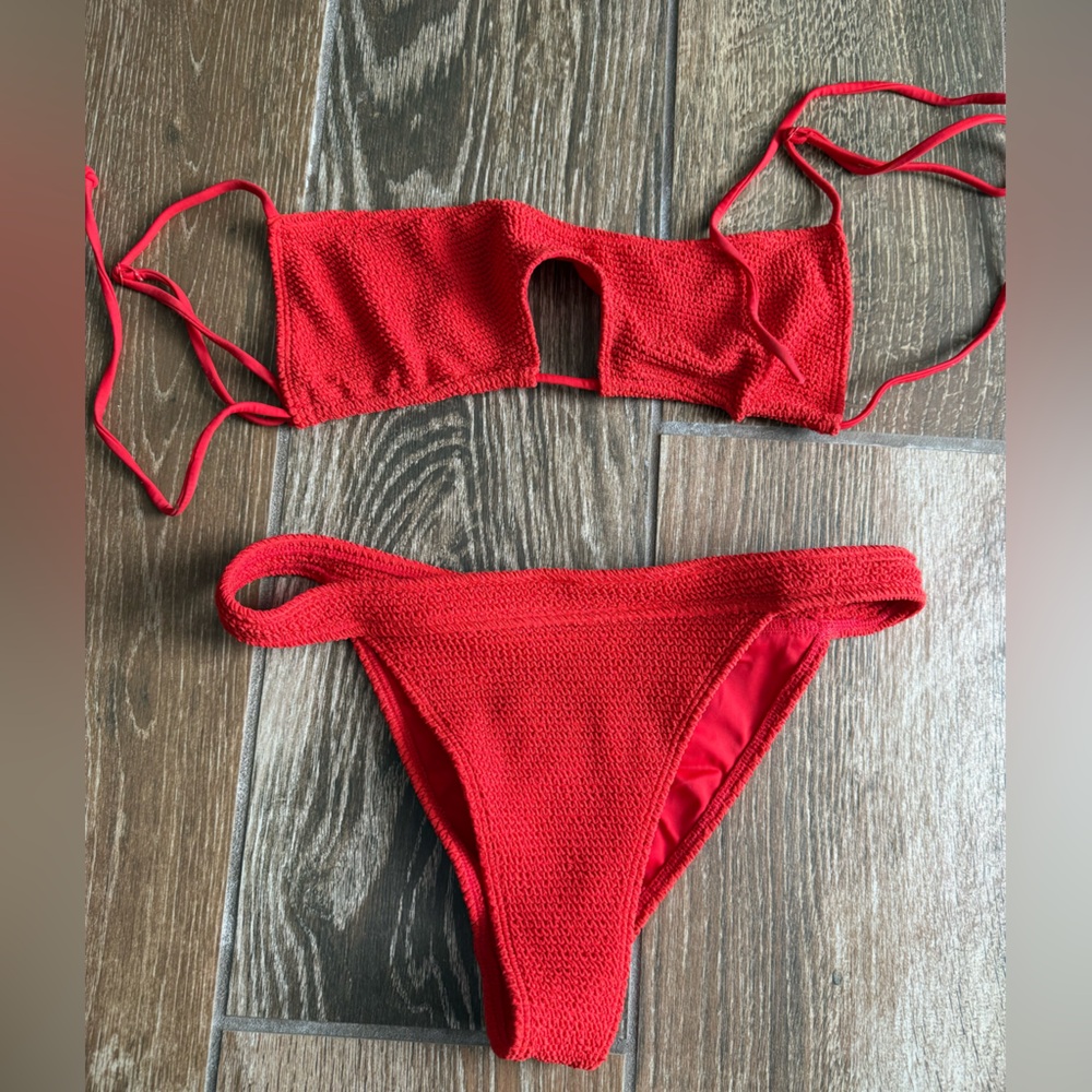 Red Pacsun swimsuit